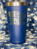 Back The Blue Tumbler