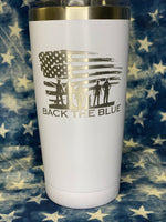 Back The Blue Tumbler
