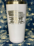 Back The Blue Tumbler