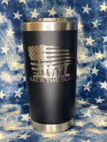 Back The Blue Tumbler